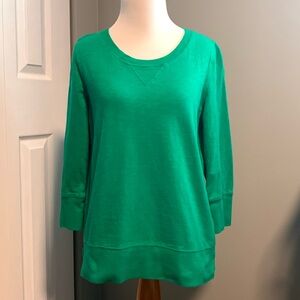 J. Crew Green Crewneck Sweatshirt Sz Small